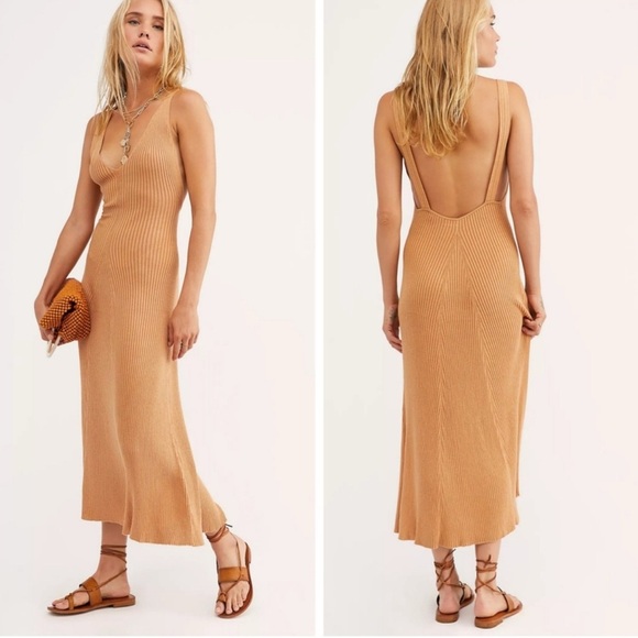 Free People Dresses & Skirts - Free People Sweet As Honey Slip Dress Size Large
